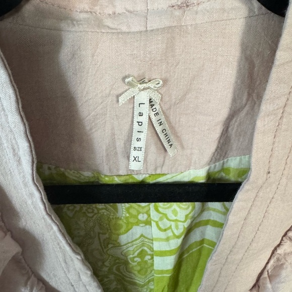 Lapis NWT cottagecore feminine ruffle lilac jacket size XL - Picture 6 of 8